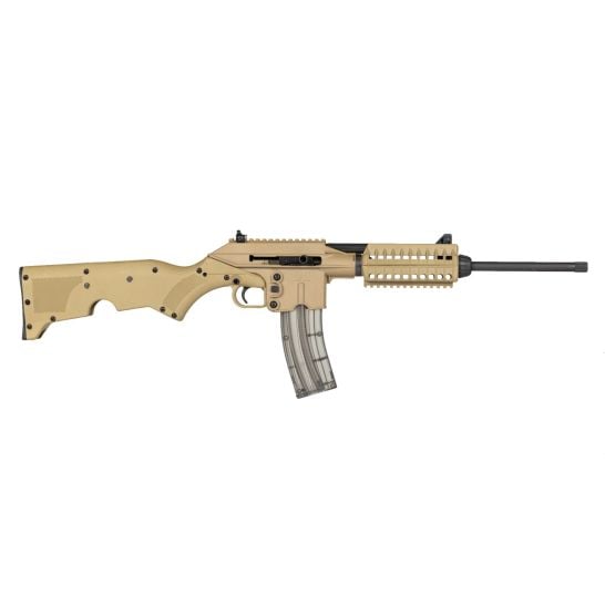 Kel-Tec SU22CA .22LR Semi-Auto Rifle 16” 26rd – Tan | AR-Style Rimfire Sporting Rifle 1 Kel-Tec SU22CA